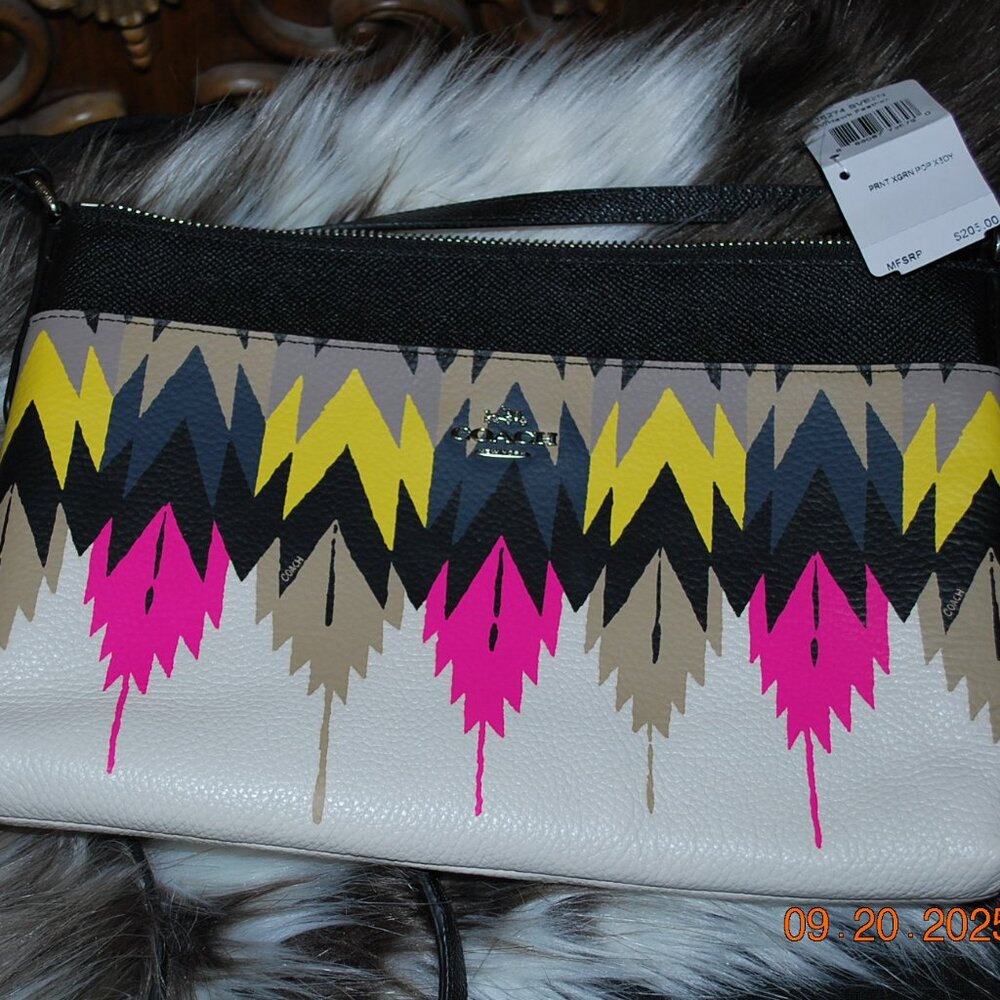 Coach Multi Color Shoulder Bag with Tags